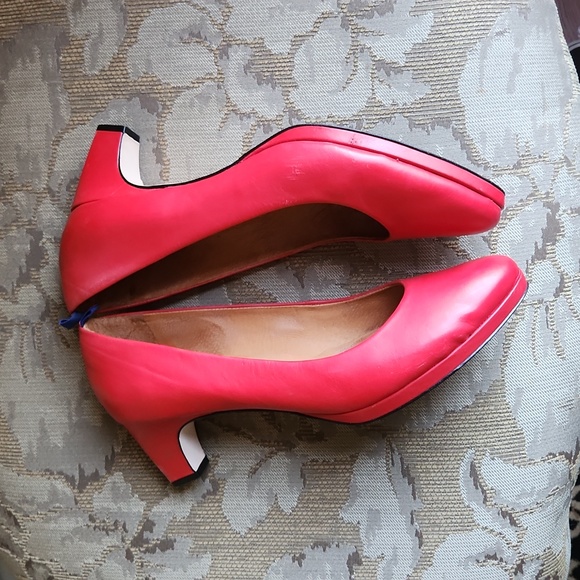 dr LIZA Apple Red pumps - Picture 6 of 15